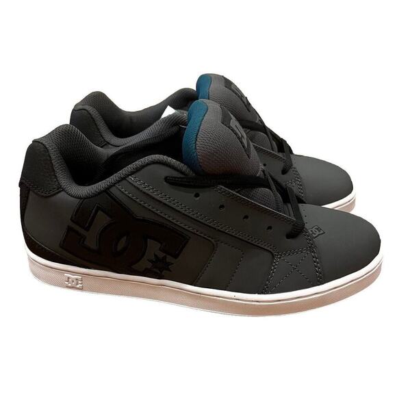 NEW DC Shoes NET Chunky Skater Shoes Size 10.5 Men’s Gray Lace Up - Picture 3 of 9